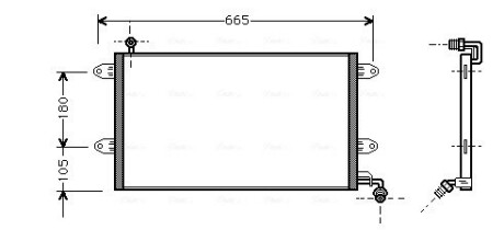 Радиатор кодиционера ava cooling vn5137