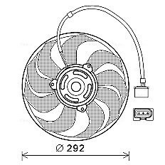 Вентилятор ava cooling vn7533