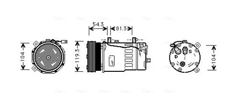 Компресор ava cooling vnak280