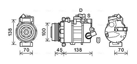 Компресор ava cooling vnak384