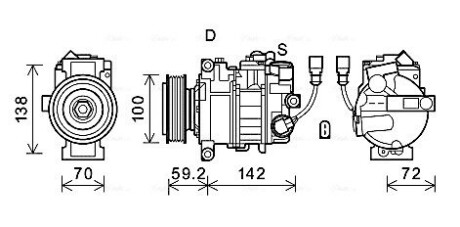 Компресор ava cooling vnak385