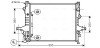 Радиатор, Система охлаждения двигателя ava cooling vo2133 (фото 1)