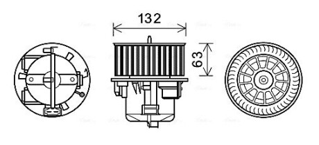 Компресор салону ava cooling vo8179