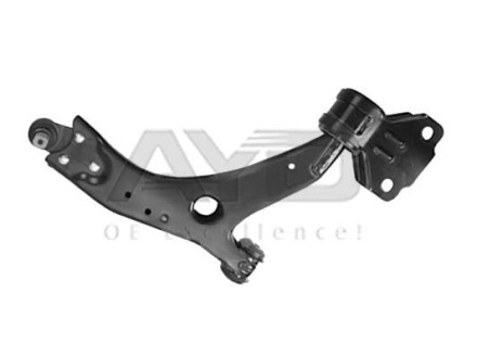 Рычаг подвески передн прав (кон 18mm) MAZDA 3 (BK, BL) (-14), 5 (05-), MPV (-06) (97-14490) ayd 9714490