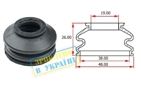 Пильник опори кульової Ford Fusion 13-19 (США) belgum parts bg0170