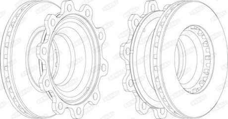Тормозной диск beral bcr193a