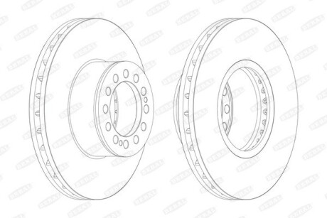 Тормозной диск beral bcr214a