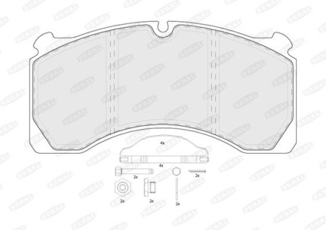 Колодки гальмівні, WVA 29124 beral bcv29124tk