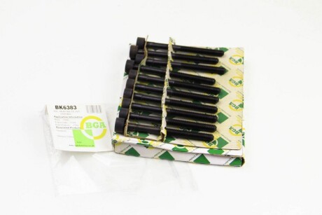 Комплект болтів з головкою системи TORX з чорного металу bga bk6383