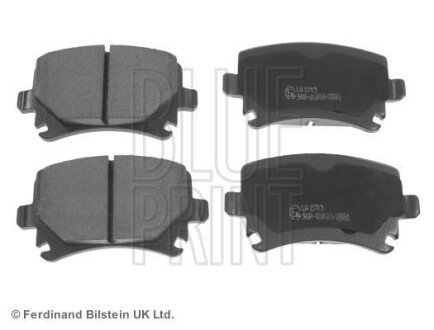 VW гальмівні колодки задн. AUDI A3 03-Golf V, Caddy, Touran SKODA Octavia blue print adv184205