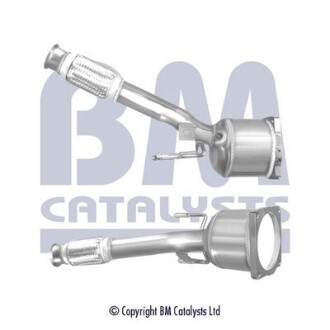 Каталізатор вихлопної системи Citroen C5/Peugeot 407 2.0HDi 04- bm catalysts bm80307h