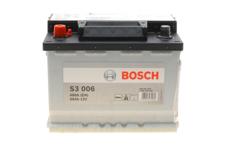 Акумулятор 12В 56Ач 480А(EN) L+ bosch 0 092 S30 060