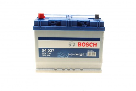 Акумуляторна батарея 70Ah/630A (260x173x225/+L/B01) bosch 0 092 S40 270