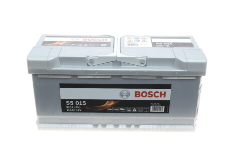 Акумуляторна батарея 110Ah/920A (393x175x190/+R/B13) S5 bosch 0 092 S50 150