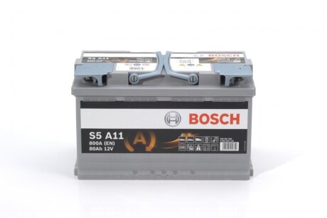 Акумулятор 12В 80Ач 800А(EN) R+ Start&Stop bosch 0 092 S5A 110