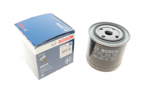 Смазочный фильтр W-V bosch 0 451 203 154