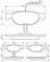 Колодки гальмівні (передні) Fiat Bravo/Brava 95-01/Marea 96-02/Lancia Delta II 94-99 (+датчик) bosch 0986424246 (фото 8)