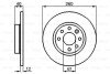 VOLVO гальмівний диск передній 440-460 -96 bosch 0986478386 (фото 1)