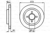 VW диск гальмівний передній Bora 10/00-, A3 04/99-, Octavia 08/00- bosch 0986478816 (фото 1)