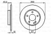 DB диск гальмівний передній A140 W168 97- bosch 0986478874 (фото 6)