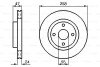 Диск гальмівний передн. MAZDA 323F 1,9 16V/2,0D/TD 93- bosch 0986478989 (фото 1)