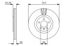 Тормозной диск bosch 0986479642 (фото 1)