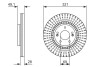 Диск тормозной bosch 0986479786 (фото 1)