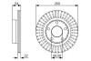 ДИСК тормозной задний bosch 0986479A42 (фото 2)