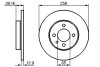 Диск гальмівний (передній) VW Caddy 95-04/Passat 88-97/Golf 92-02 (256x13) bosch 0986479B30 (фото 5)