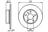 ДИСК тормозной задний COATED bosch 0986479B31 (фото 5)