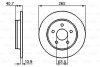 Тормозной диск bosch 0986479B80 (фото 6)