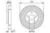 Диск тормозной bosch 0986479T37 (фото 1)