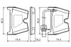 Колодки гальмівні (передні) Audi A4/A5/A6/VW Phaeton 02-17 (Brembo) (з датчиком) (95.5x74.4x16.3) bosch 0986494216 (фото 17)