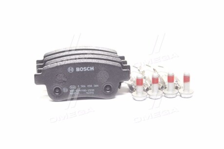 Тормозные колодки (задние) Renault Fluence/Megane/Scenic 08- bosch 0986494384 (фото 1)