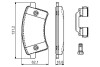 Гальмівні колодки, дискові bosch 0986494612 (фото 7)