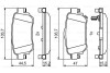 Колодки тормозные дисковые задние bosch 0986494816 (фото 7)