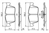 Тормозные колодки (передние) Land Rover Range Rover Velar/Jaguar XE/XF/I-Peace 2.0/3.0 15- bosch 0986494829 (фото 2)