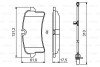 VW колодки гальм. задн. AUDI A8 09- bosch 0986494841 (фото 1)