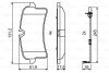 Дискові колодки задні bosch 0986494842 (фото 7)