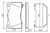 Колодки гальмівні (передні) Cadillac Ats/Cts/Opel Astra/Tesla Model S/X 03- bosch 0986494880 (фото 7)