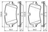 ДИСКОВЫЕ КОЛОДКИ ЗАДНI bosch 0986495426 (фото 2)