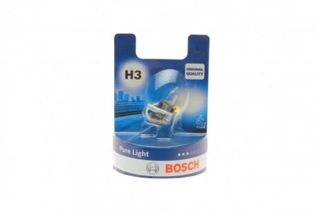 Лампа розжарювання 12V 55W H3 PURE LIGHT bosch 1 987 301 006