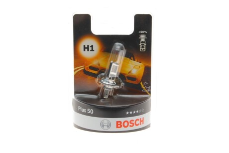 ЛАМПА H1 PLUS 50 SB bosch 1 987 301 041