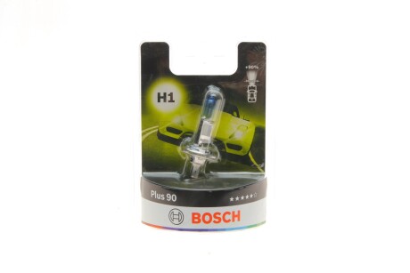 Лампа розжарювання Н1 12V 55W P14,5s plus 90 bosch 1987301076