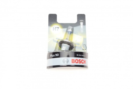 Лампа розжарювання 12 V 55 W H7 PLUS 90 блістер bosch 1 987 301 078