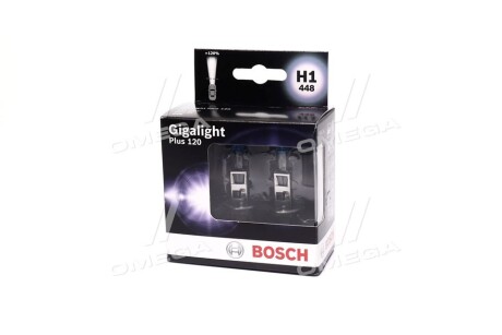 Комплект ламп H1 12V 55W GigaLight +120% bosch 1 987 301 105