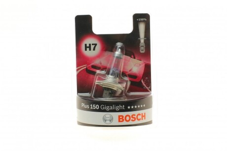 Автолампа H7 12V 55W PX26d +150 Gigalight (BL) bosch 1 987 301 137