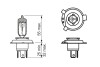 Автолампа Pure Light HS1 PX43t 35 W прозора bosch 1987302104 (фото 6)