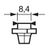 Автолампа Pure Light BAX BX8,4d 1,12 W bosch 1987302243 (фото 6)