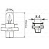 Автолампа Pure Light BAX BX8,4d 1,5 W прозрачная bosch 1987302255 (фото 2)